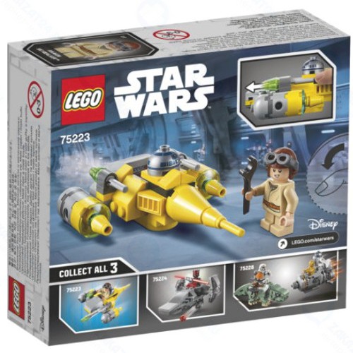 Конструктор LEGO Star Wars: Микрофайтеры. Истребитель с планеты Набу (75223)