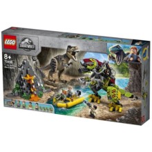 Конструктор Lego Jurassic World: Бой тираннозавра и робота (75938)