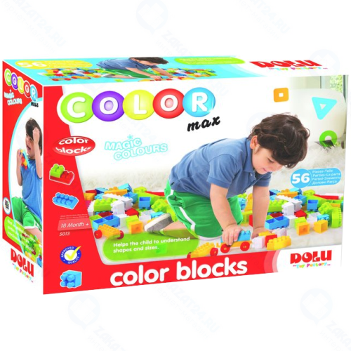 Конструктор DOLU 56 элементов, в коробке (DL_5013)