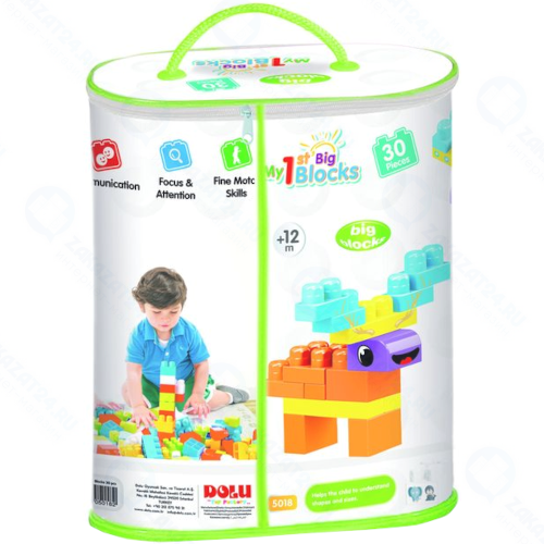 Конструктор DOLU 30 элементов, в сумке (DL_5018)