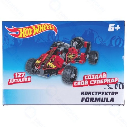 Конструктор 1TOY Hot Wheels: Formula, 127 деталей (Т15402)