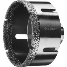 Коронка алмазная Зубр Ф83х35 мм М14 (29865-83)