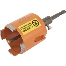 Коронка алмазная по бетону СПЕЦ SDS-Plus, 70х90 мм, 1 шт (630101) Коронка алмазная по бетону СПЕЦ SDS-Plus, 70х90 мм, 1 шт (630101)