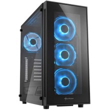 Корпус для компьютера Sharkoon TG5 blue LED