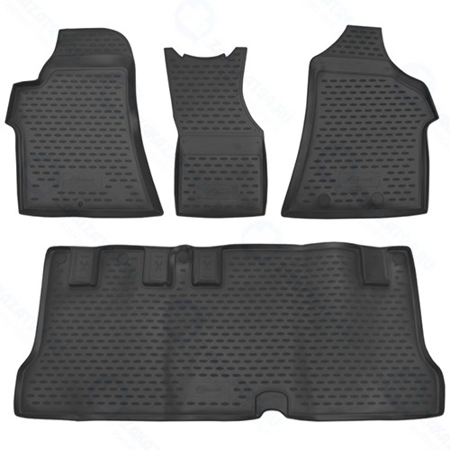 Коврики в салон FORMAT Hyundai New H-1, 2007+, 4 шт (20.26.210k)