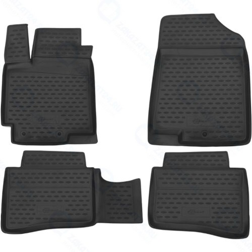 Коврики в салон FORMAT Kia Rio, 2011-2014, 2014+, 4 шт (25.38.210h)