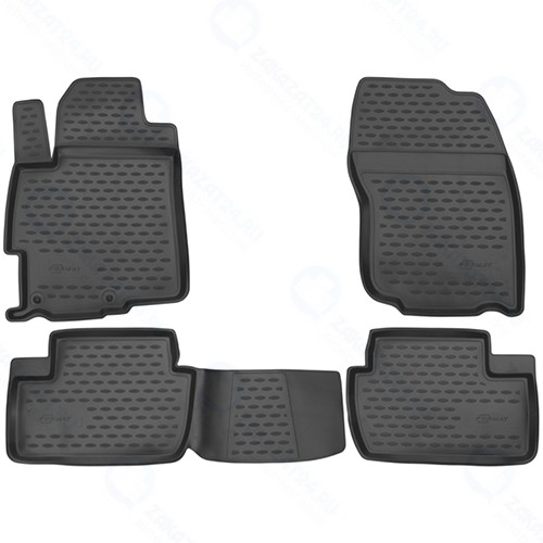 Коврики в салон FORMAT Mitsubishi Lancer X, 03/2007+, 4 шт, повышенная износостойкость (35.13.210)