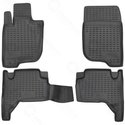 Коврики в салон FORMAT Mitsubishi L-200 IV, 2005-2015, 4 шт, повышенная износостойкость (35.15.210)