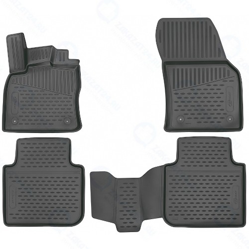 Коврики в салон FORMAT 3D Renault Logan / Logan MCV, 2018+, 4 шт (3D01998210k)