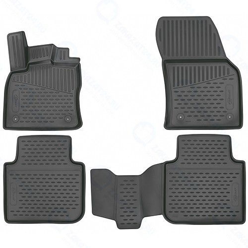 Коврики в салон FORMAT 3D Toyota Camry, 2018+, 4 шт (3D048152210k)