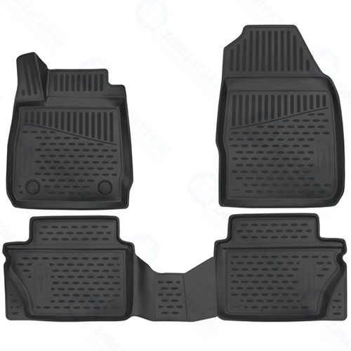 Коврики в салон FORMAT 3D Ford Fiesta, 2015+, 4 шт (3D1658210k)