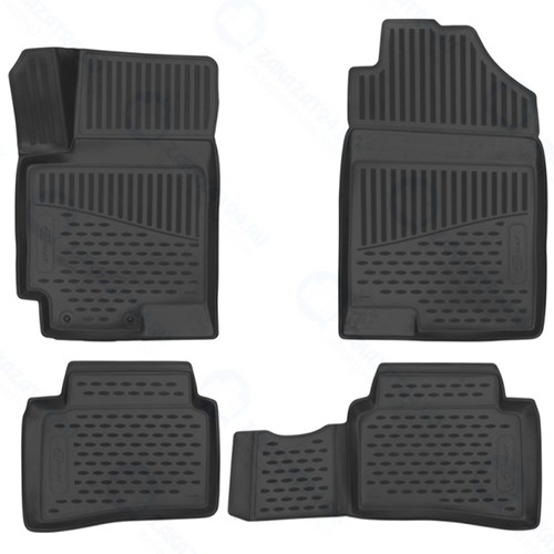 Коврики в салон FORMAT 3D Hyundai Solaris, 2017+, Comfort, 4 шт (3D2065210)