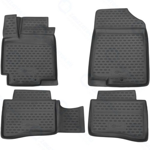 Коврики в салон FORMAT 3D Kia Rio (UB), 2011-2016, 4 шт (3D.25.38.210h)