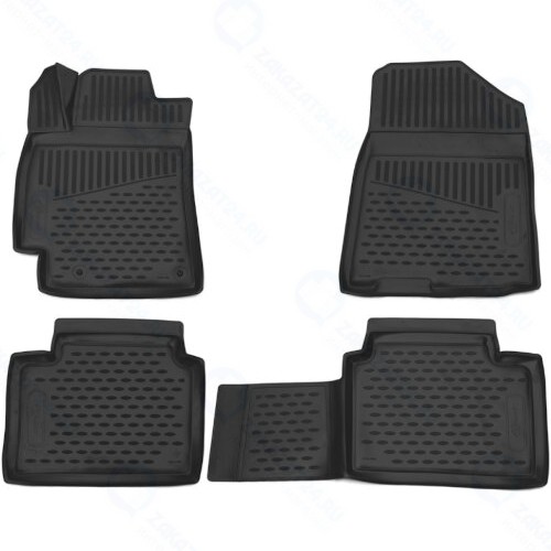 Коврики в салон FORMAT 3D Kia Cerato, 2018+, 4 шт (3D2568210)