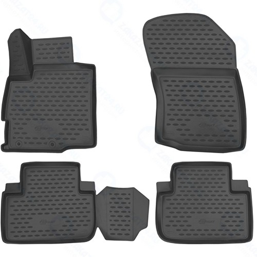 Коврики в салон FORMAT Mitsubishi Outlander, 2012-2015, 2015+, 2 WD, 4 шт (3D.35.28.210)