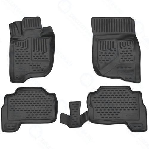 Коврики в салон FORMAT Mitsubishi Pajero Sport, 2016+, 4 шт (3D3546210)