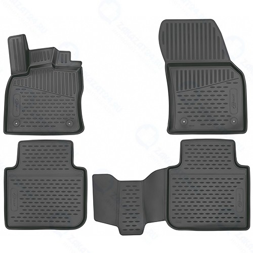 Коврики в салон FORMAT 3D Peugeot 3008, 2017+, 4 шт (3D3835210k)