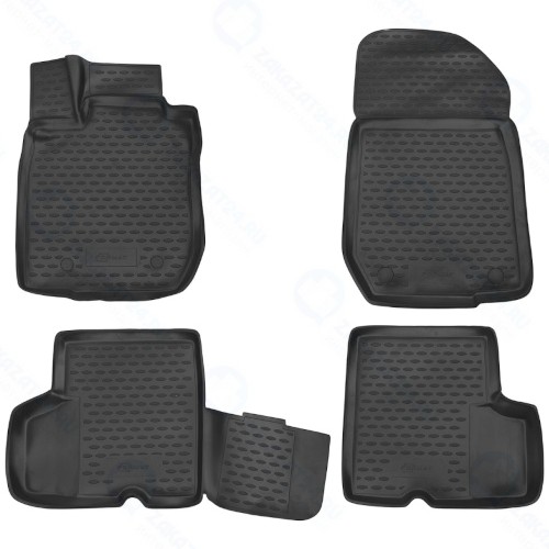 Коврики в салон FORMAT Renault Logan, 2004-2009, 2010+, 4 шт (3D.41.05.210k)