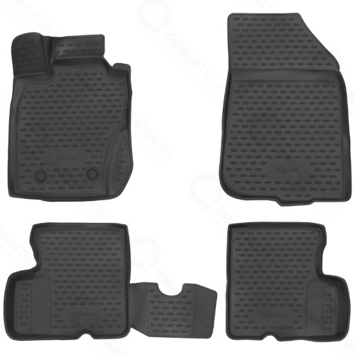 Коврики в салон FORMAT Renault Duster, 4WD, 2011-2015, 4 шт (3D.41.28.210kh)