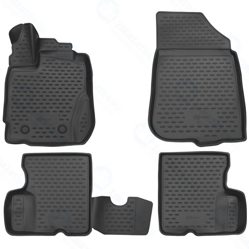 Коврики в салон FORMAT 3D Renault Duster, 2015+, 4 шт (3D.41.40.210k)