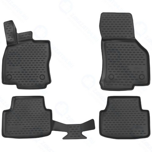 Коврики в салон FORMAT Skoda Octavia, 2013+, Active Ambition Style, 4 шт (3D.45.16.210k)