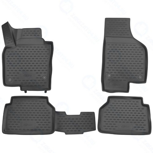 Коврики в салон FORMAT Volkswagen Tiguan, 2007-16, 4 шт (3D.51.21.210kh)