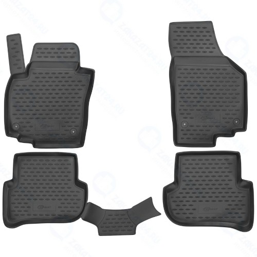 Коврики в салон FORMAT Skoda Yeti, 2009+, 4 шт (45.10.210kh)
