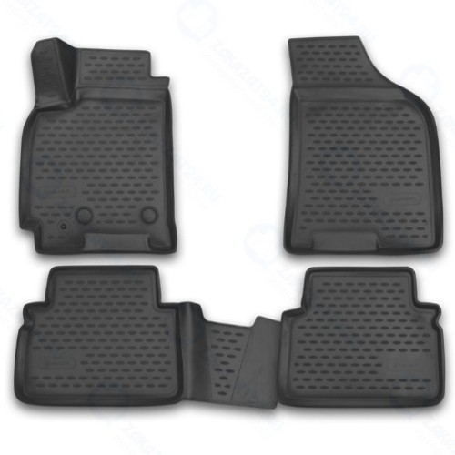 Коврики в салон Element 3D Daewoo Gentra, 2013+, 4 шт (CARDAE10001)
