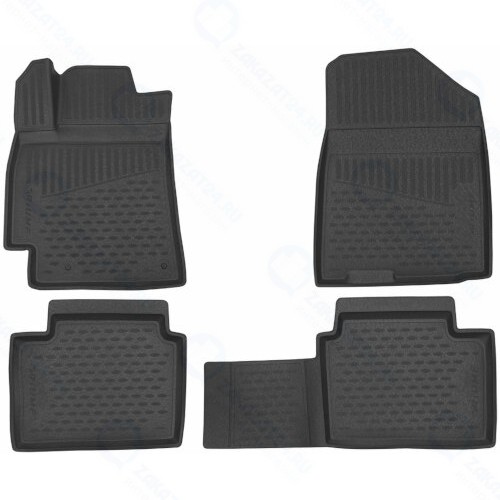 Коврики в салон TRIUMF Kia Sorento Prime 2015+, 5/7 мест, 4 шт (CARKIA00001)