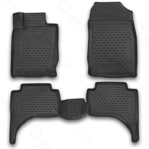 Коврики в салон Element 3D Mitsubishi L200, 2015+, бюджетная комплектация, 4 шт (CARMIT00003)