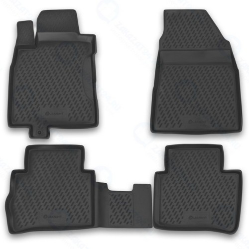 Коврики в салон Element Nissan Tiida 2004-2015, 4 шт (CARNIS00029)