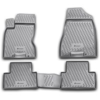 Коврики в салон Element Nissan X-Trail T31 II IIp 2007-2013, 4 шт, серые (CARNIS00031g)