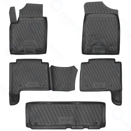 Коврики в салон Element Nissan Patrol 2010+, 5 шт (CARNIS00039)