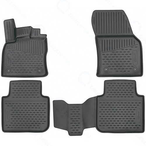 Коврики в салон FORMAT Nissan Almera, 2012+, 4 шт (CARNIS10055k)