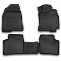 Коврики в салон Element 3D Toyota Prius 20 2003-09, правый руль, 4 шт, серые (CARTYT00007g)