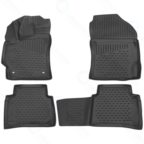 Коврики в салон Element 3D Toyota Corolla 2019+, 4 шт (ELEMENT3D02188210k)