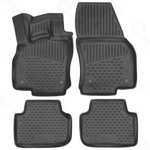 Коврики в салон Element 3D Audi Q3, 2018+, 4 шт (ELEMENT3D02192210k)