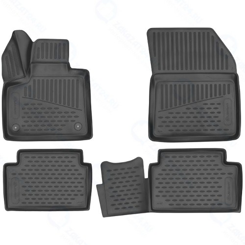 Коврики в салон Element 3D Citroen C5 AirCross, 2019, 4 шт (ELEMENT3D02278210k)