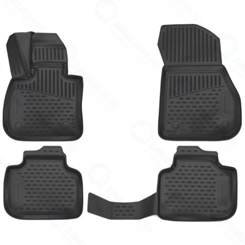 Коврики в салон Element 3D BMW X1, 2015+, Second generation (F48), 4 шт (ELEMENT3D0543210k)