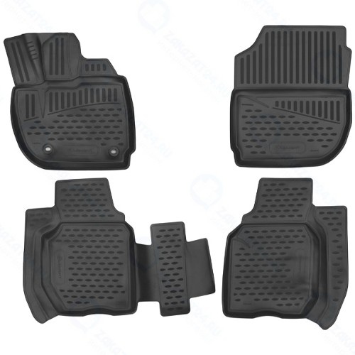 Коврики в салон Element 3D Honda Fit, 2013+, правый руль, хэтчбек, 4 шт (ELEMENT3D1843210k)