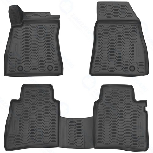 Коврики в салон Element 3D Nissan Tiida 03/2015+, хэтчбек, 4 шт (ELEMENT3D3652210k)