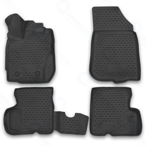 Коврики в салон Element Nissan Terrano 2016+, 4 шт (ELEMENT3D3659210k)