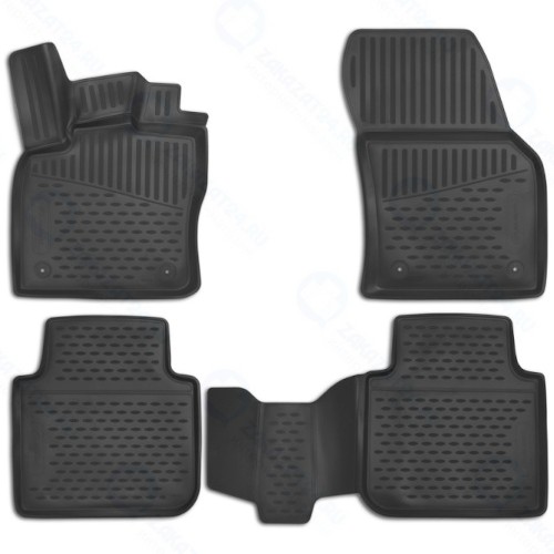 Коврики в салон Element Skoda Kodiaq 2017+, 4 шт (ELEMENT3D4519210k)