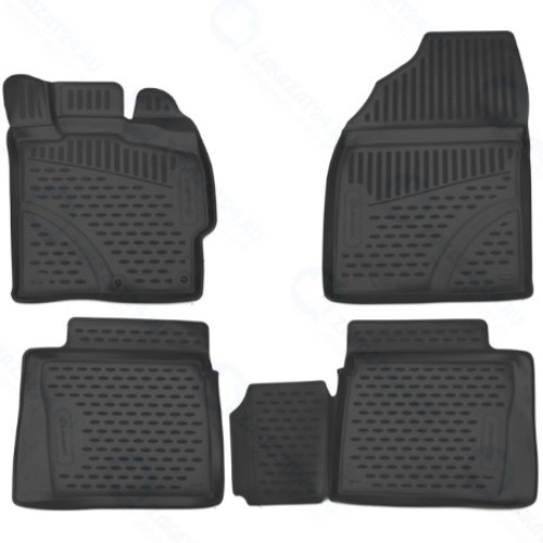 Коврики в салон Element Toyota Prius 30, 2009-2015, правый руль, 4 шт (ELEMENT3D48134210)