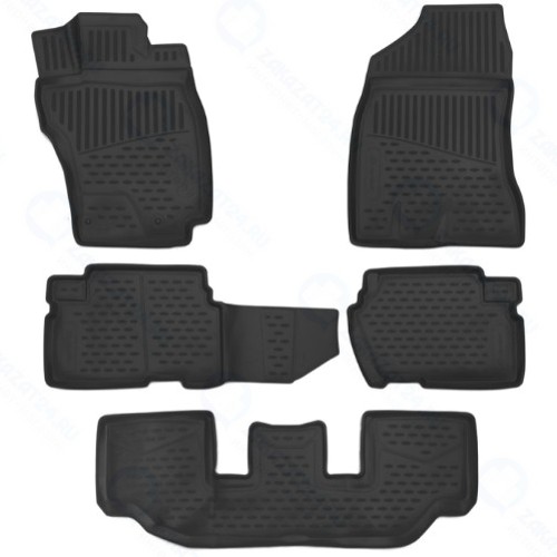 Коврики в салон Element Toyota Wish 4WD (25), 2009+, правый руль, 5 шт (ELEMENT3D48142210)