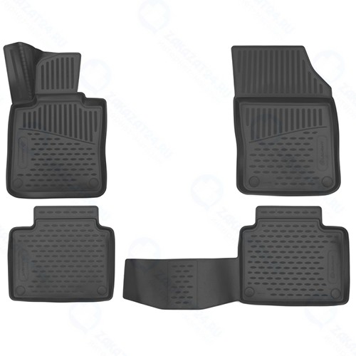 Коврики в салон Element Volvo V90, 2016+, универсал, Европа, 4 шт (ELEMENT3D5018210k)