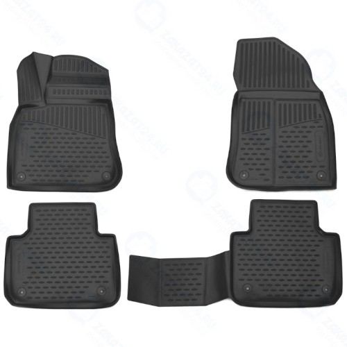 Коврики в салон Element Volkswagen Touareg, 2018+, 4 шт (ELEMENT3D5162210k)