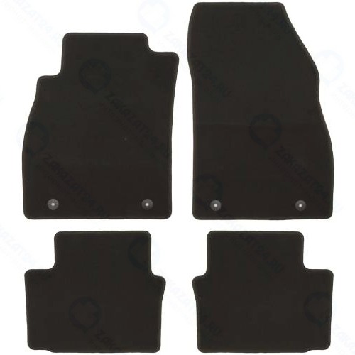 Коврики в салон KLEVER Econom Opel Insignia 2008+, седан, универсал, хэтчбек, 4 шт (KLEVER01372201200k)