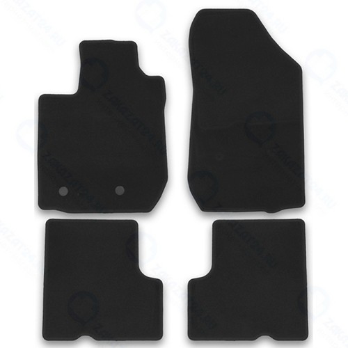 Коврики в салон KLEVER Econom Renault Kaptur 2016+, 4 шт (KLEVER01413401200k)