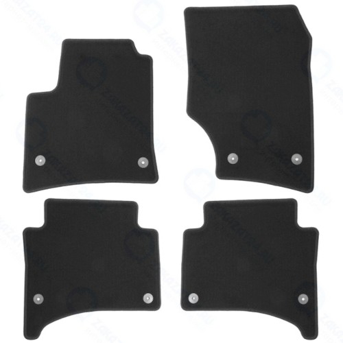 Коврики в салон KLEVER Econom Volkswagen Touareg 2002-10, 4 шт (KLEVER01510101200k)